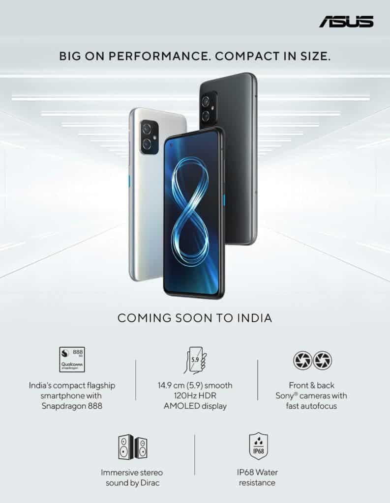 Asus Is Set To Launch Zenfone 8 & Zenfone 8 Flip In India Soon