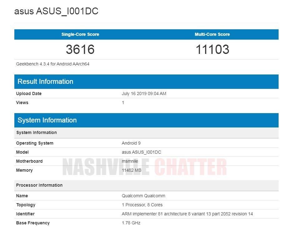 Asus ROG Phone 2 appears on Geekbench - beats all existing SD855 phones