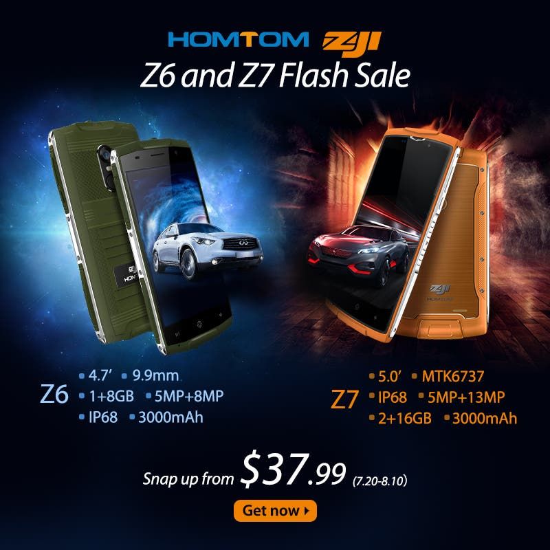 HOMTOM ZOJI Summer Sales Running Until 10th August