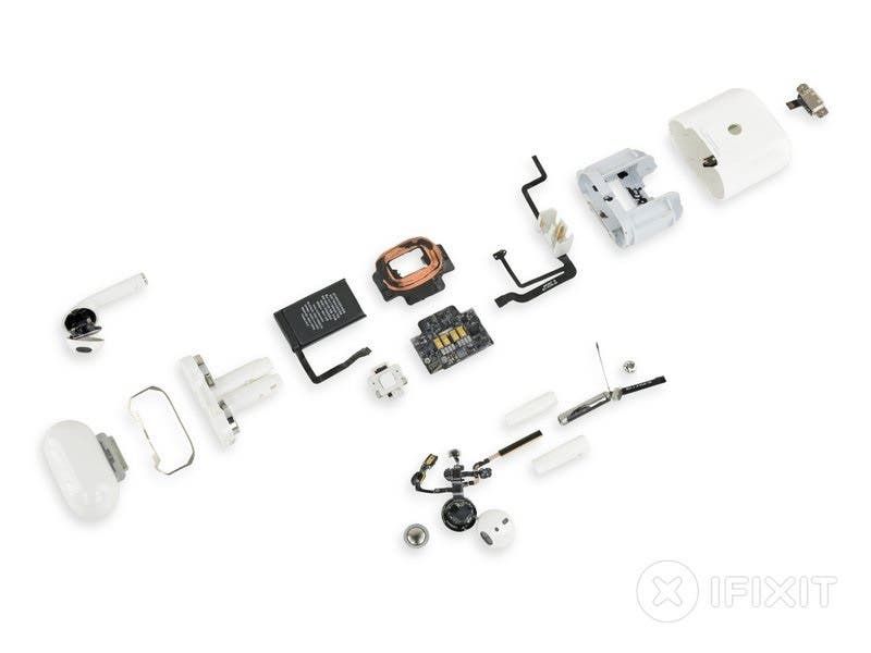 AirPods 2 Teardown : repairing them is impossible