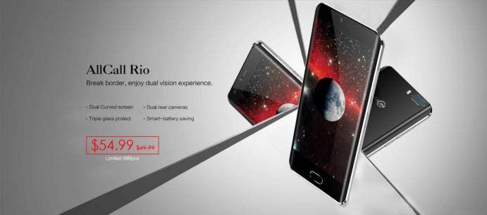 AllCall Rio fairly confident about its screen qualities