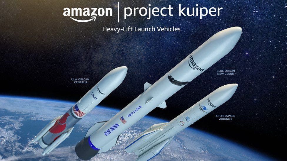 Amazon launches Internet satellites to compete with SpaceX Starlink