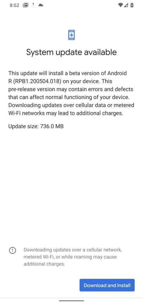 Google accidentally pushed Android 11 Beta update - reveals new features