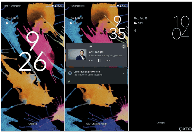 Android 12's user interface appears to be very different from Android 11