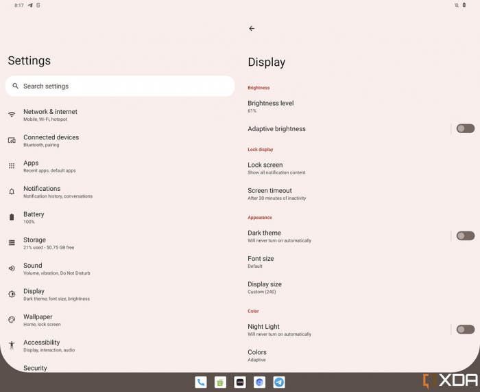 Android 12.1: a first look at what's new