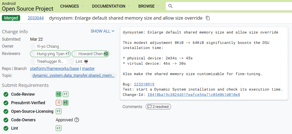 Android 13 will improve DSU - installing GSI general system is twice as fast