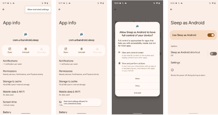 Android 13 will further restrict sideloading app permissions