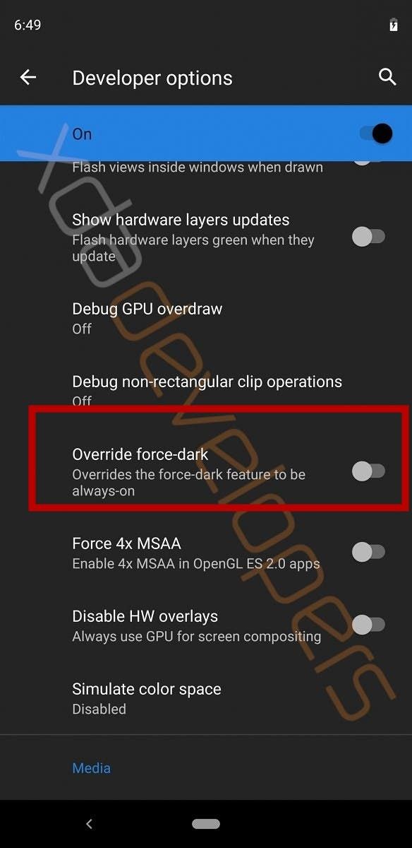 Android Q beta appears online with a large number of new developer features