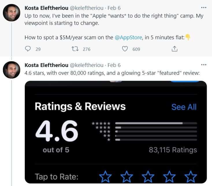 Apple App Store is marred by multiple irregularities - fake ratings, pirated apps & more