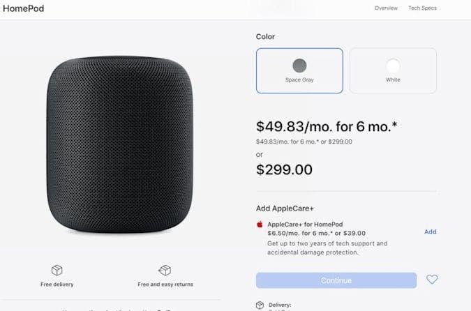 Apple ditches its HomePod speaker in favor of the mini model