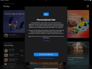 iOS 15 will seek permission to enable personalized ads in first-party apps