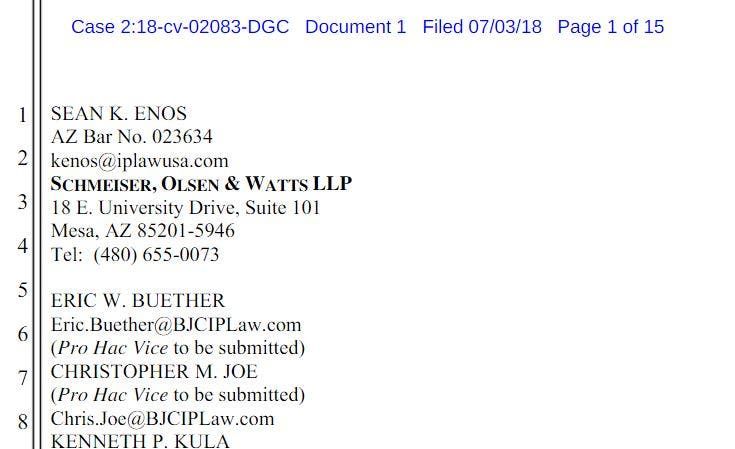 Apple Sued For Patent Infringement
