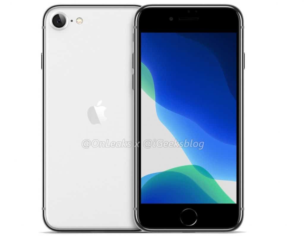 iPhone SE 2 with Touch ID and iPhone 8 inspired design surfaces