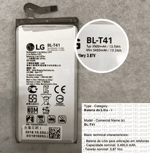 LG G8 ThinQ will arrive with a slightly larger battery than its predecessor