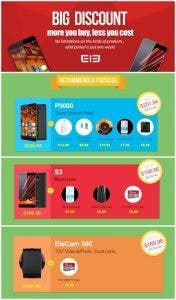 Big Elephone sale event with discounted packages