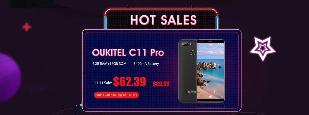 Craving for some OUKITEL phone ? 11.11 brand sale has huge discounts