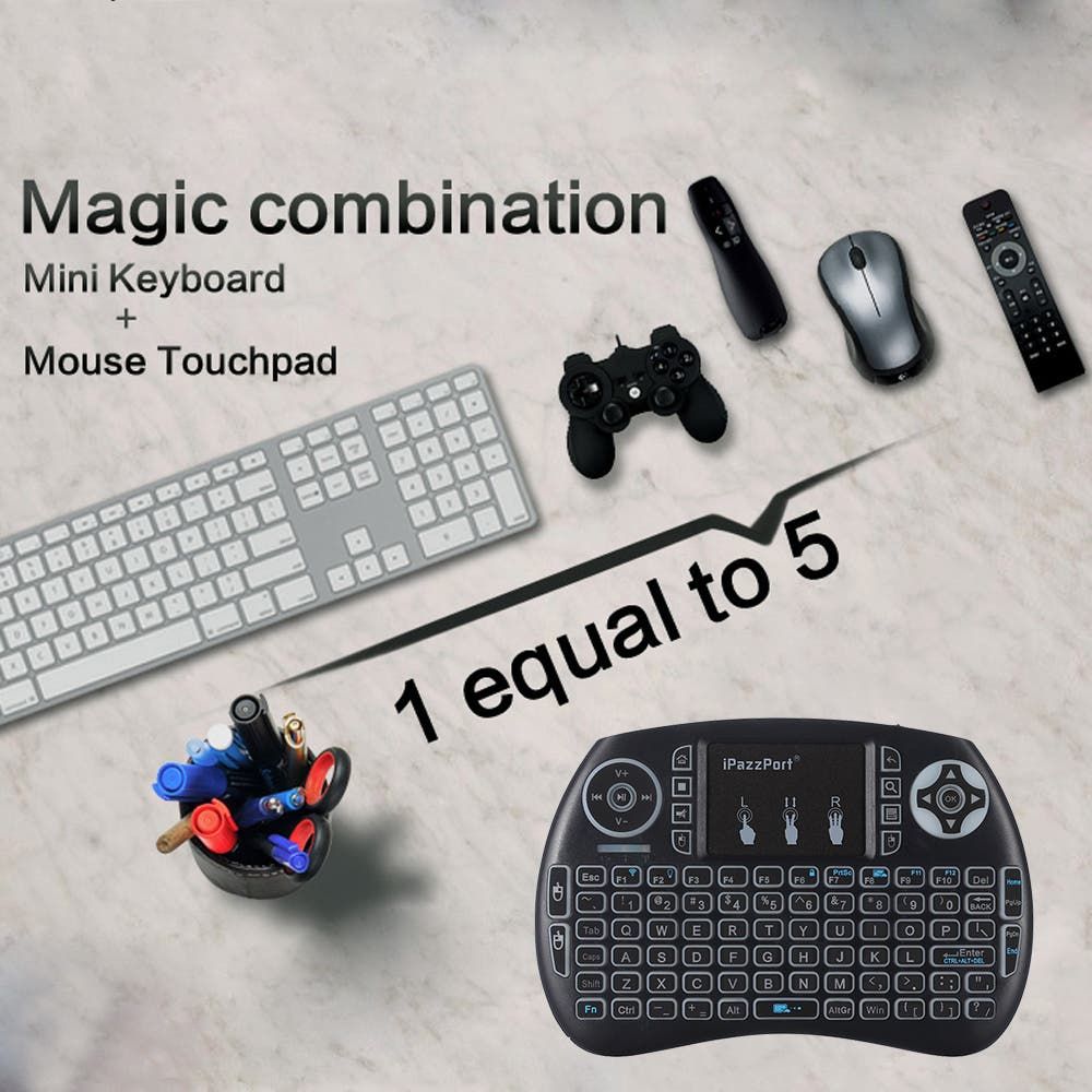 Get the multifunctional iPazzPort wireless keyboard for €7.67