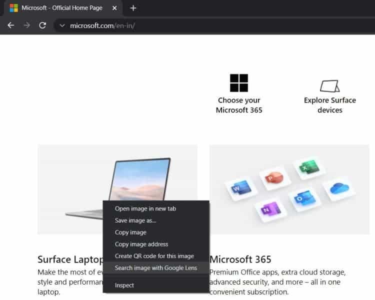 Chrome browser now has a screenshot tool and support for Google Lens