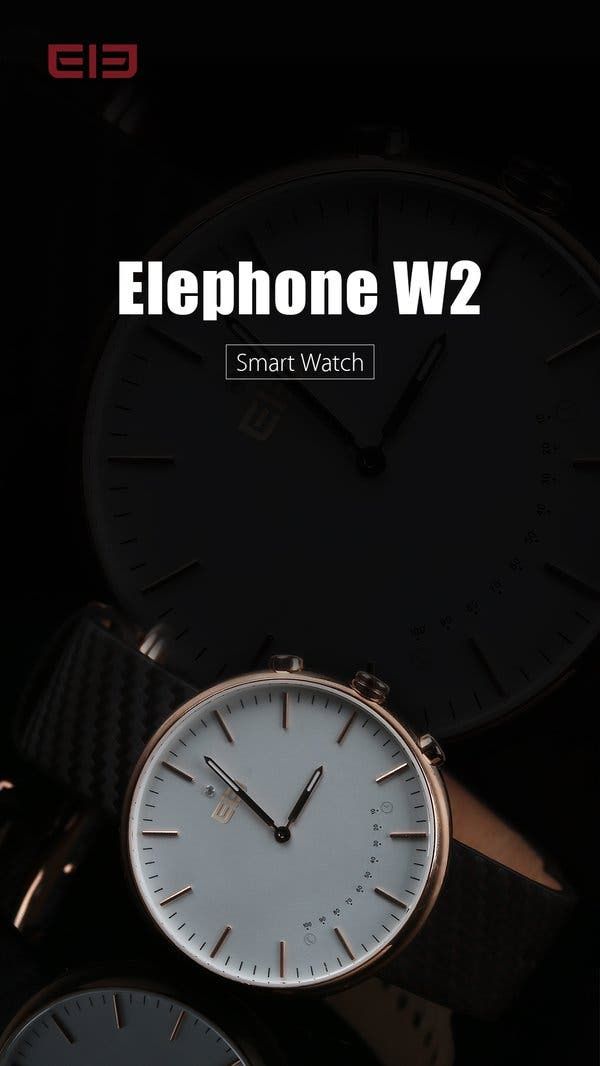 Elephone W2 is a 'traditional watch with intelligent functions'