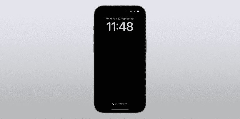How to enable black and white AOD display on iPhone 14 Pro