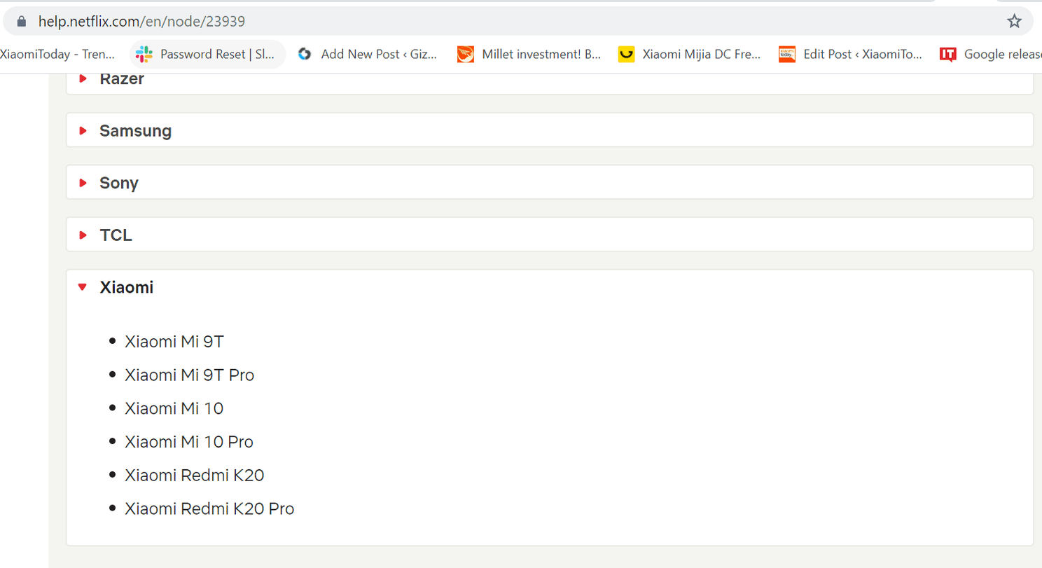 Xiaomi Mi 10 series now certified by Netflix - supports HD / HDR playback