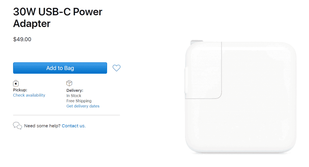 Apple's new 30W charger comes with better compatibility