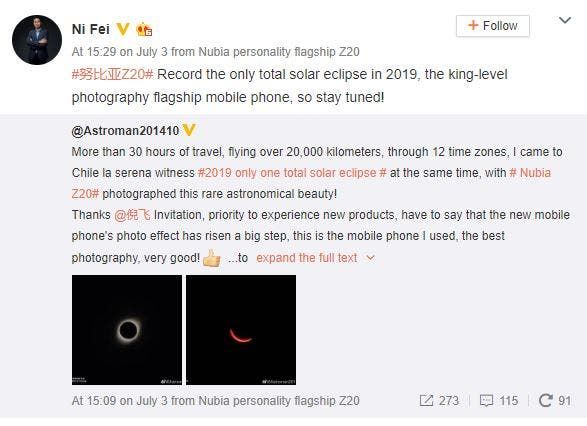 Nubia Z20 camera samples surface online, possibly tipped for IFA launch