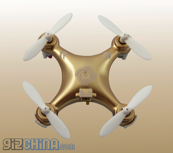 The Cheerson CX-10A mini quad copter is small enough to hang on your Christmas Tree