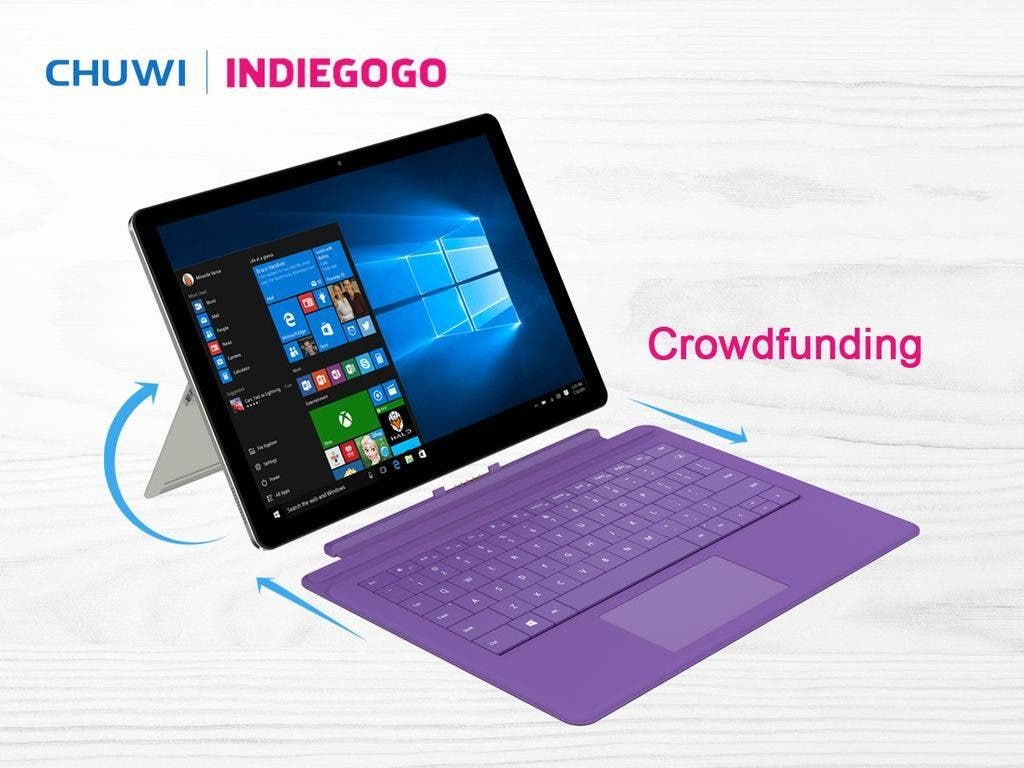 Chuwi Surbook Indiegogo campaign finally set up