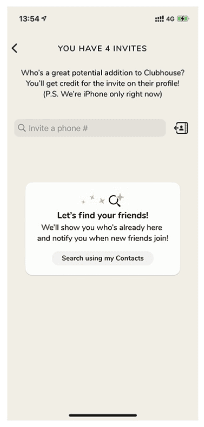 Clubhouse new update: Users can now invite friends without opening their contacts