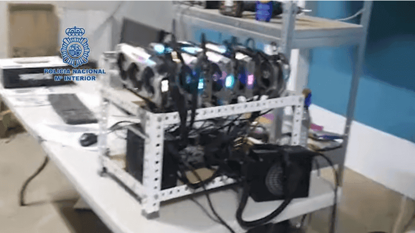 Spanish police raid cryptocurrency mine: confiscate RTX 3080 graphics cards & 21 mining machines