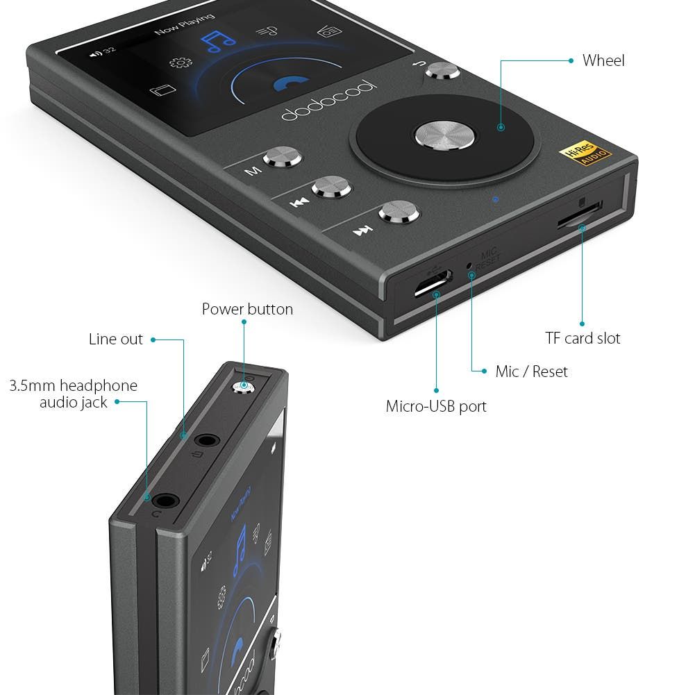 dodocool Hi-Fi Lossless Audio Player on Amazon - £11 Off Coupon