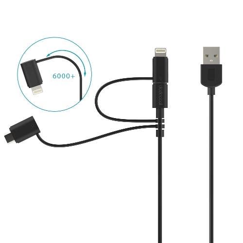 Dodocool DA120 3-in-1 microUSB, USB Type-C and Lightning Adapter now on Sale