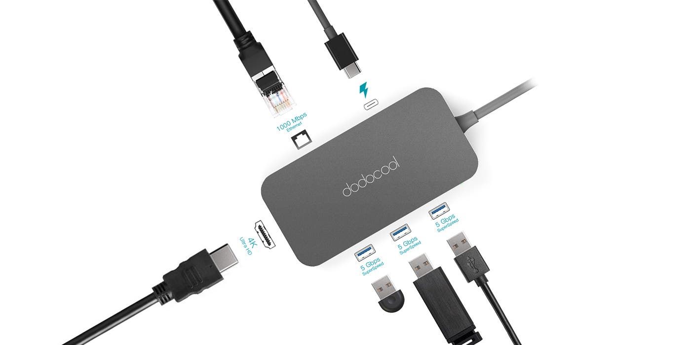 Dodocool DC50 6-in-1 USB Type-C HUB now on Sale