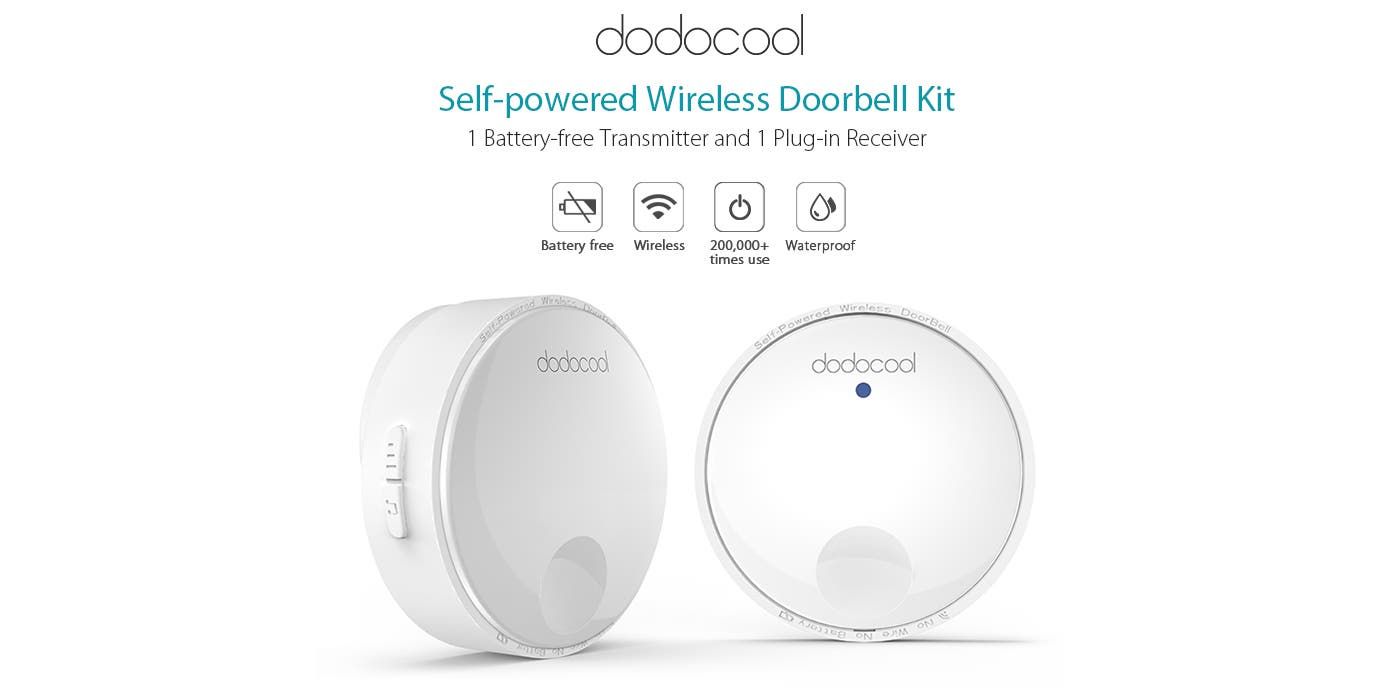 Dodocool DH01: The Wireless Doorbell that Doesn't need Batteries