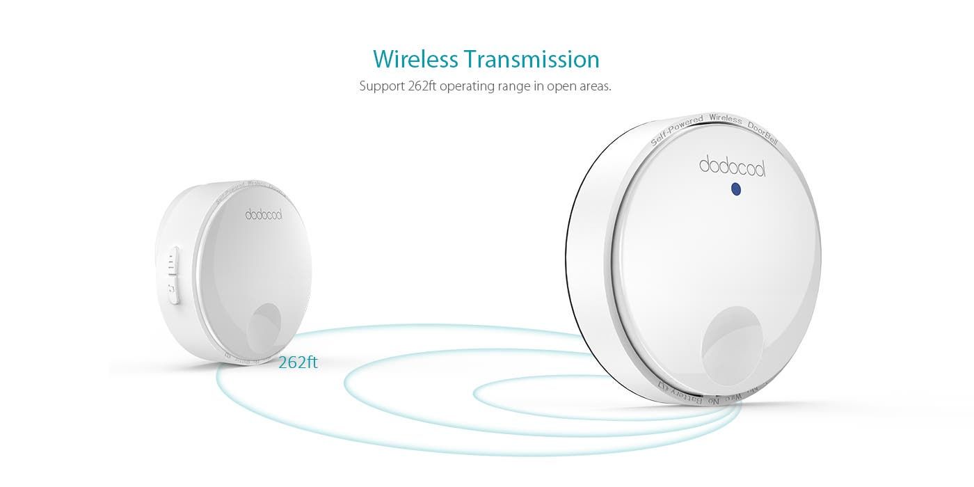 Dodocool DH01: The Wireless Doorbell that Doesn't need Batteries