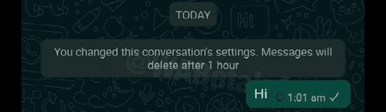 WhatsApp: the self-destruction of messages is coming soon