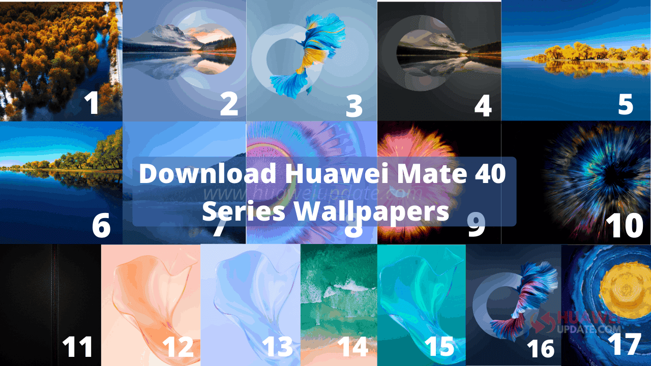 Huawei Mate 40 official wallpapers are already available to download