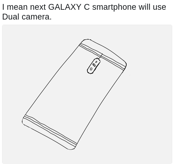 Samsung Galaxy C reported to sport a dual camera setup
