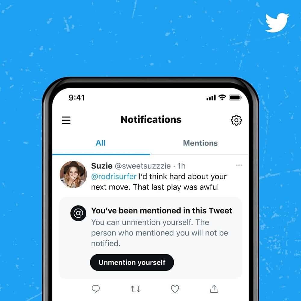 Twitter will allow users to forcibly remove mentions about themselves