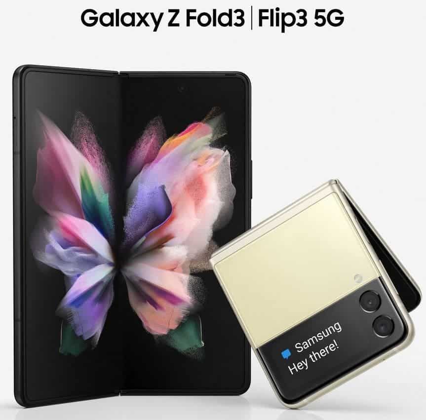 Samsung Galaxy Z Fold 3 and Galaxy Z Flip 3 press images leaked