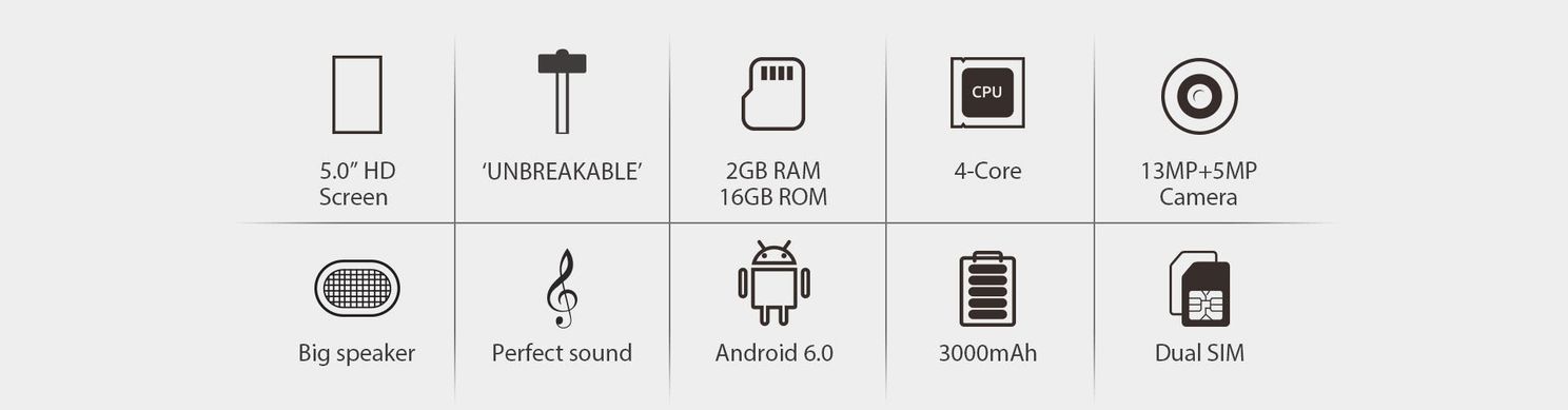CUBOT Echo is an ‘unbreakable’ music phone