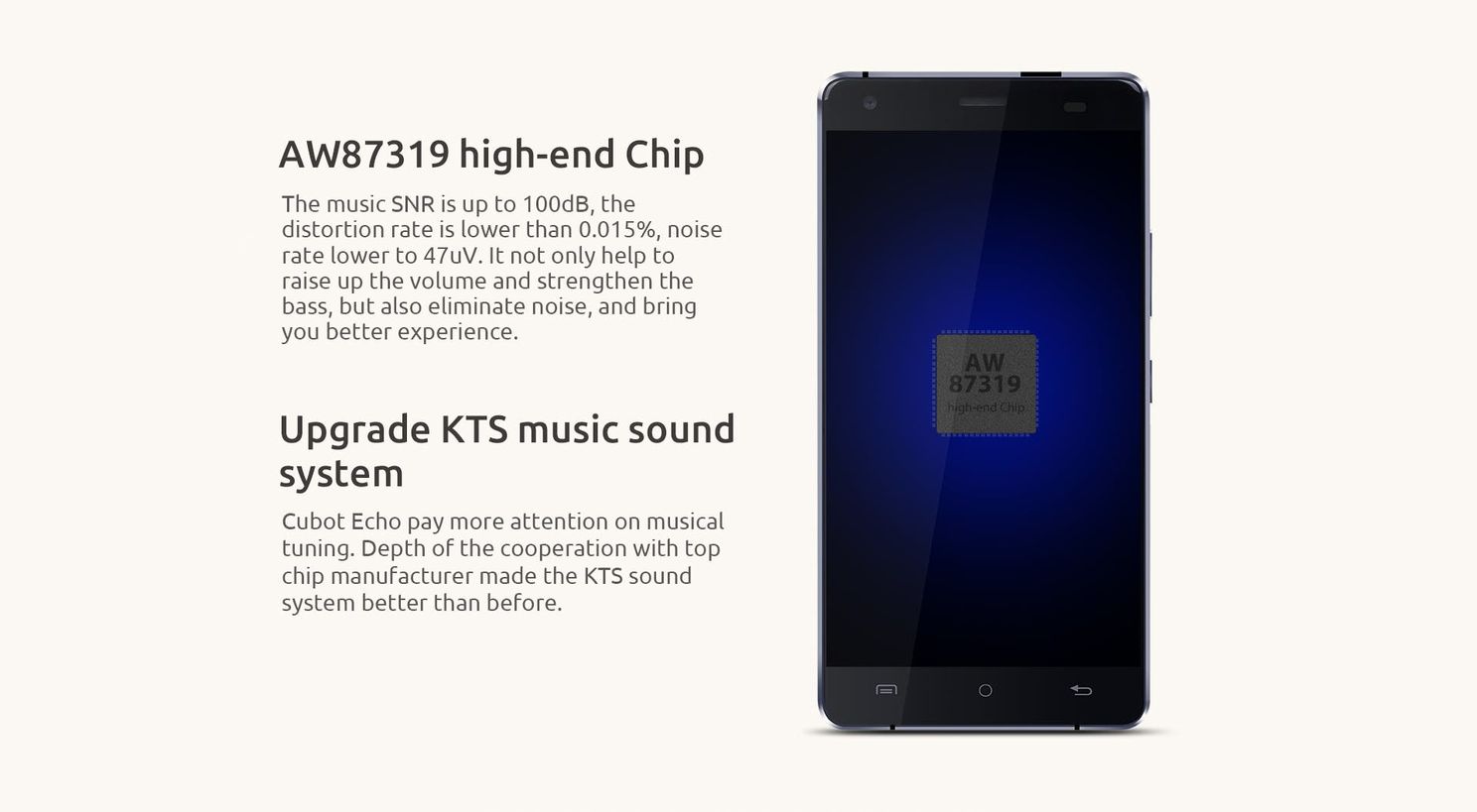 CUBOT Echo is an ‘unbreakable’ music phone