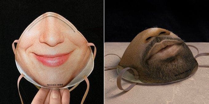 Coronavirus inspires a company to create masks compatible with iPhone's Face ID