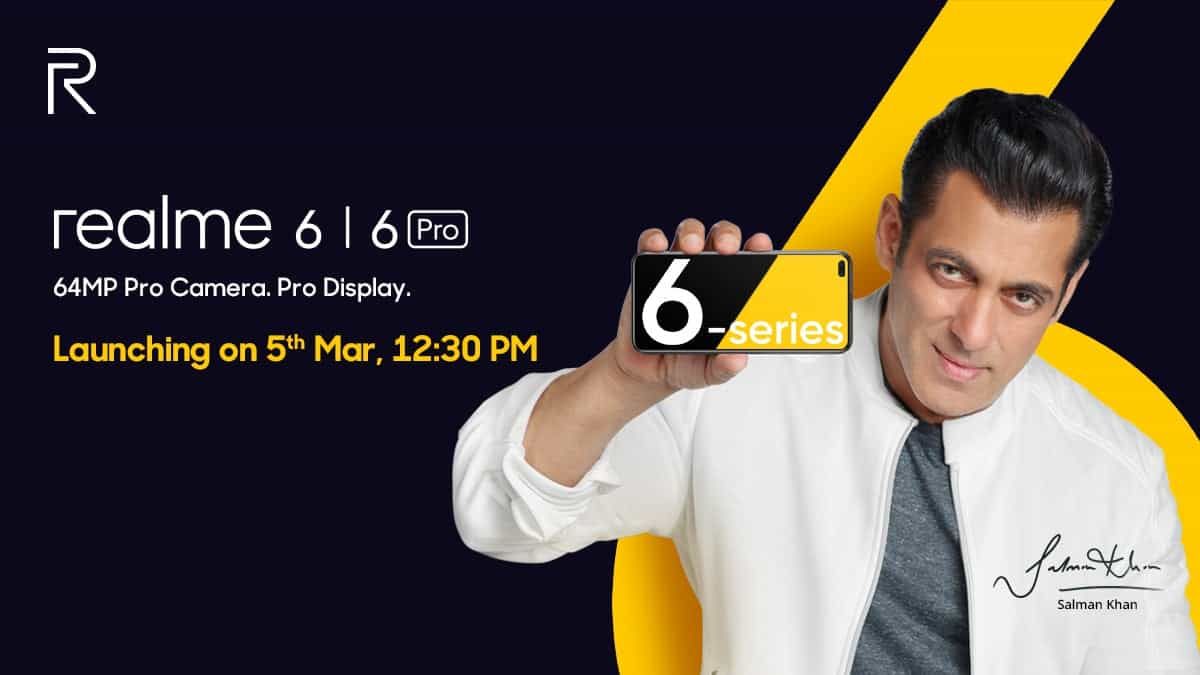 Realme 6 and 6 Pro will be presented on March 5th with a 64MP main sensor