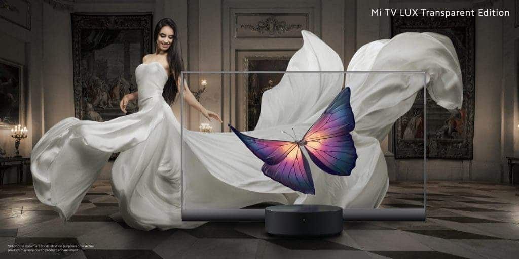 Mi TV Lux Transparent Edition is the Xiaomi's truly transparent television!