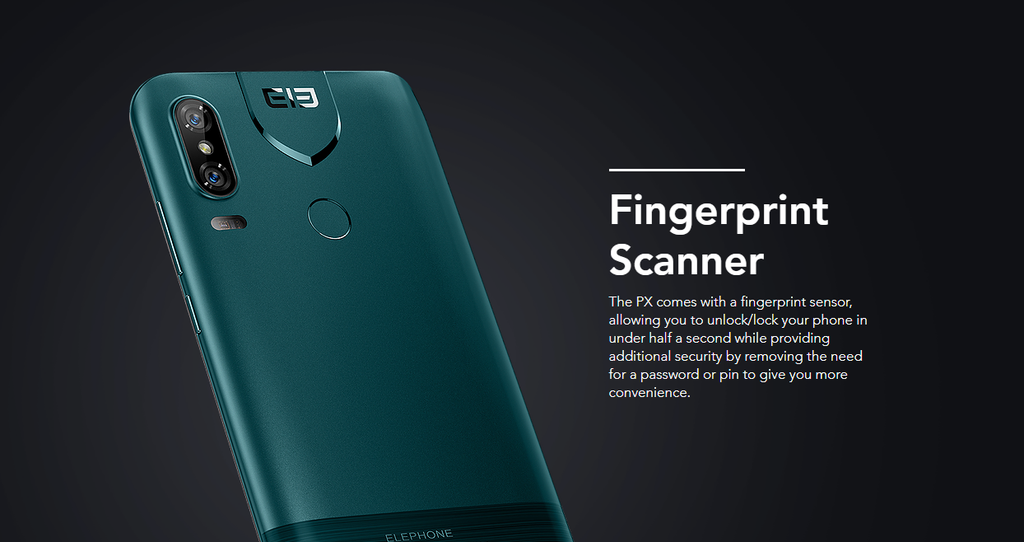 Elephone PX with pop-up camera coming soon to crowdfunding
