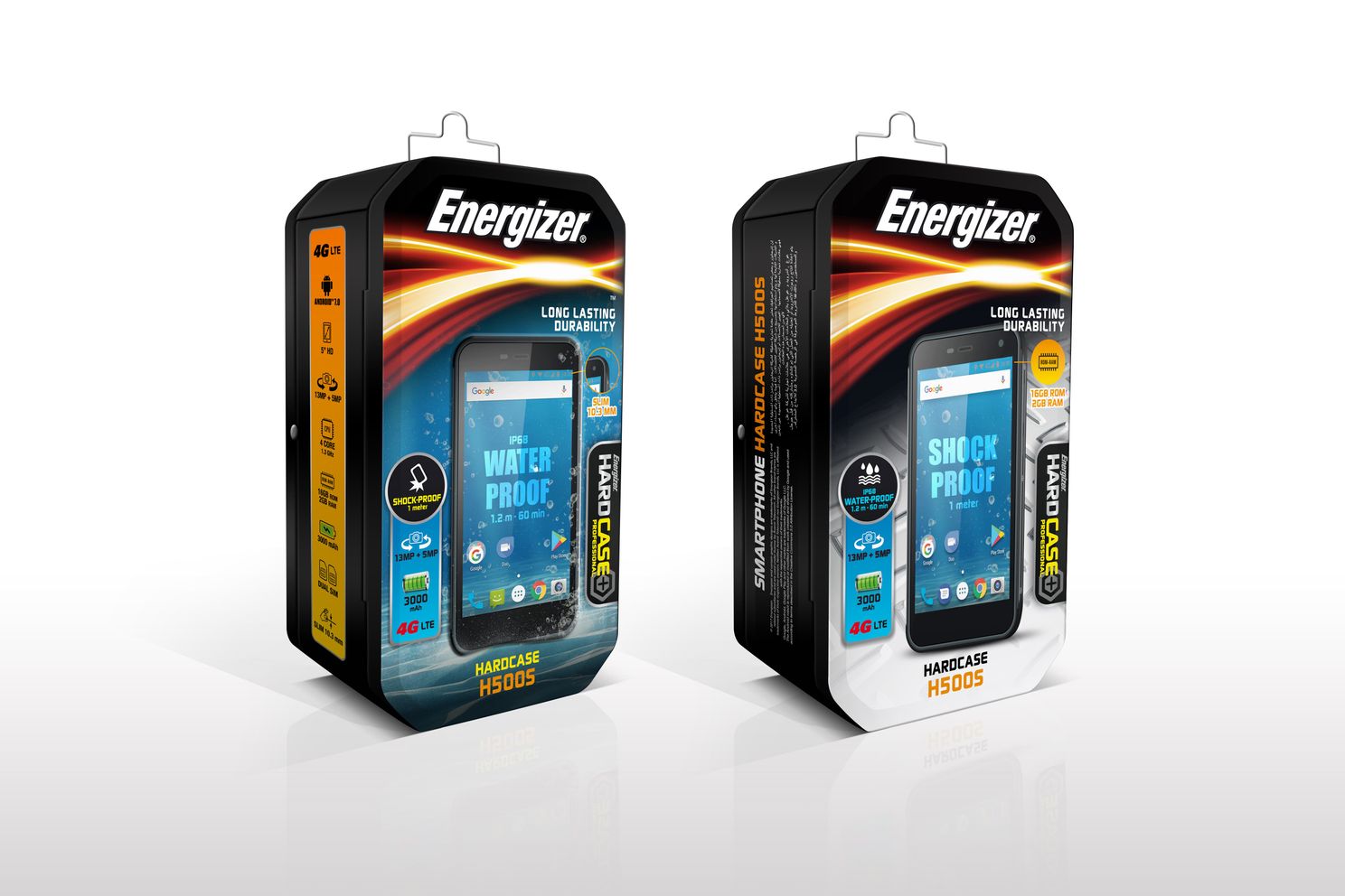 Introducing the Energizer® HARDCASE H500S: A Sleek Rugged Phone with a 3000mAh Battery
