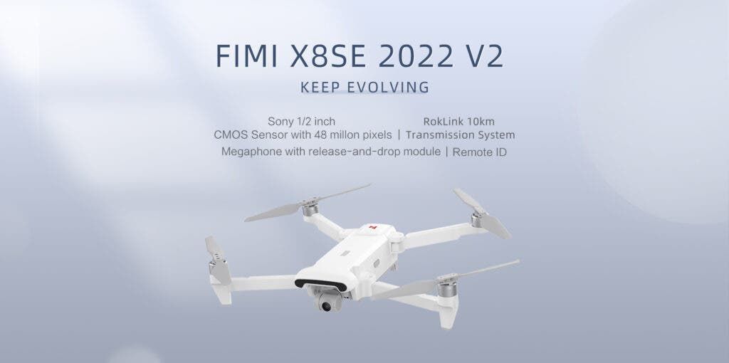 [DEAL] Xiaomi FIMI X8 SE 2022 V2 drone with a 48MP 4K camera available for $485