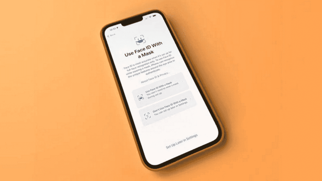 How to use an iPhone Face ID while wearing a mask or glasses
